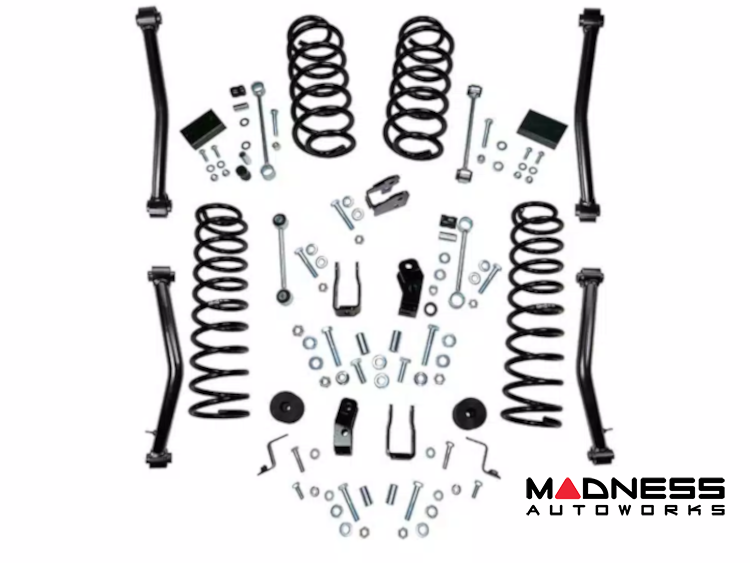 Jeep Wrangler JL Lift Kit - Superlift - 4in - Shock Extensions - `18-`25